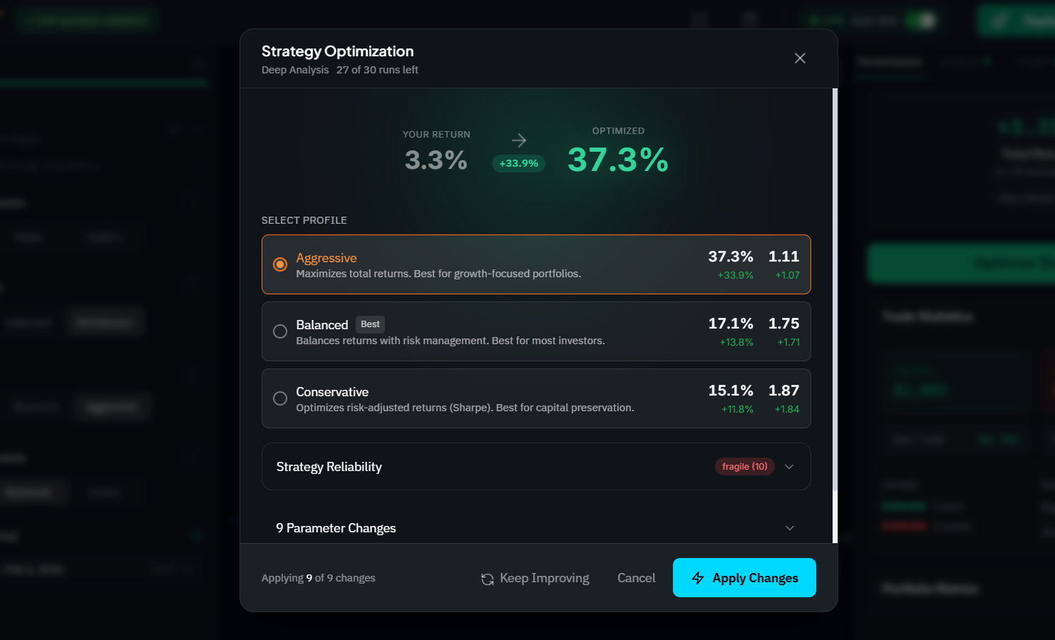 A developer running Stax backtests from the terminal through the API.